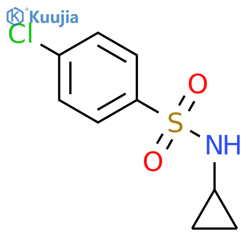 4-chloro-N-cyclopropylbenzenesulfonamide structure