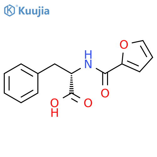 (2S)-2-(furan-2-yl)formamido-3-phenylpropanoic acid structure