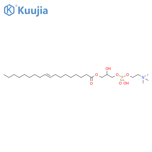 3,5,9-Trioxa-4-phosphaheptacos-18-en-1-aminium,4,7-dihydroxy-N,N,N-trimethyl-10-oxo-, inner salt, 4-oxide, (18Z)- structure