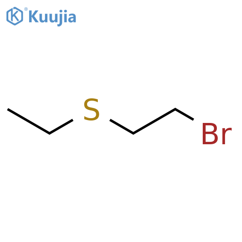 1-bromo-2-(ethylsulfanyl)ethane structure