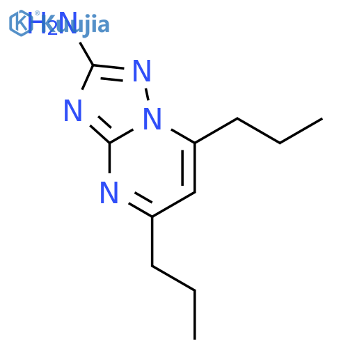 [1,2,4]Triazolo[1,5-a]pyrimidin-2-amine,5,7-dipropyl- structure
