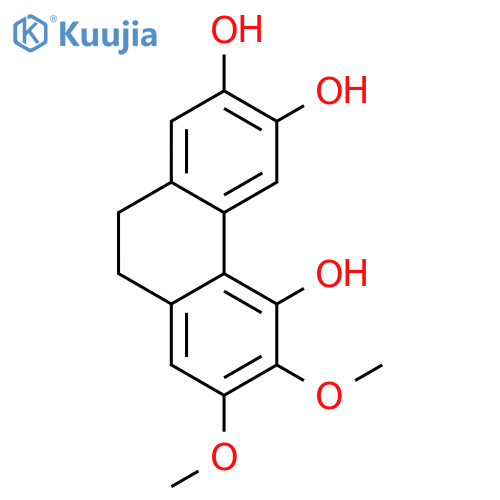 9,10-Dihydro,2,3-di-Me ether-2,3,4,6,7-Pentahydroxyphenanthrene structure