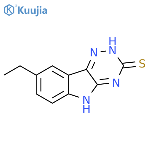 6-Ethyl-3,9-dihydro-1,3,4,9-tetraaza-fluorene-2-thione structure
