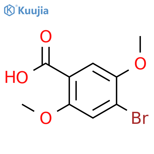 4-Bromo-2,5-dimethoxybenzoic acid structure