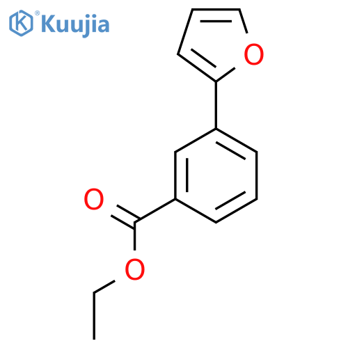Ethyl 3-(furan-2-yl)benzoate structure