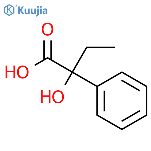 2-hydroxy-2-phenylbutanoic Acid structure