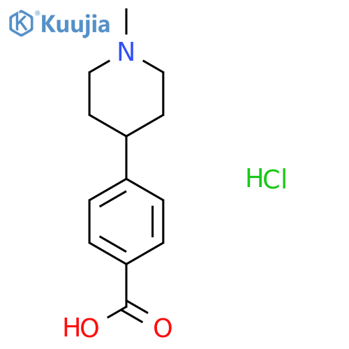 4-(1-Methyl-4-piperidinyl)Benzoic acid hydrochloride structure