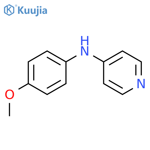 N-(4-Methoxyphenyl)pyridin-4-amine structure