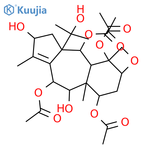 11(15→1)-Abeo-5,20-epoxy-11-taxene-2,4,7,9,10,13,15-heptol; (2α,4α,5β,7β,9α,10β,13α)-form, 2,4,7,10-Tetra-Ac structure
