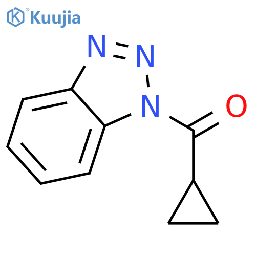 1-(cyclopropylcarbonyl)-1H-1,2,3-benzotriazole structure