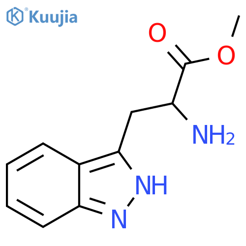 methyl 2-amino-3-(2H-indazol-3-yl)propanoate structure