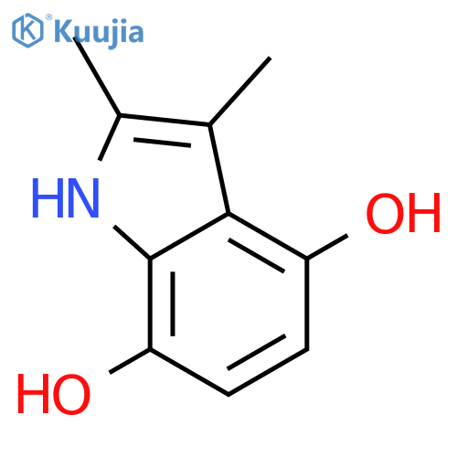 1H-Indole-4,7-diol,2,3-dimethyl- structure
