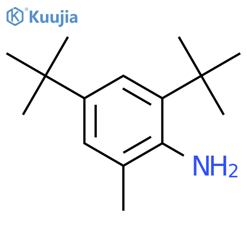 2,4-di-tert-butyl-6-methylaniline structure