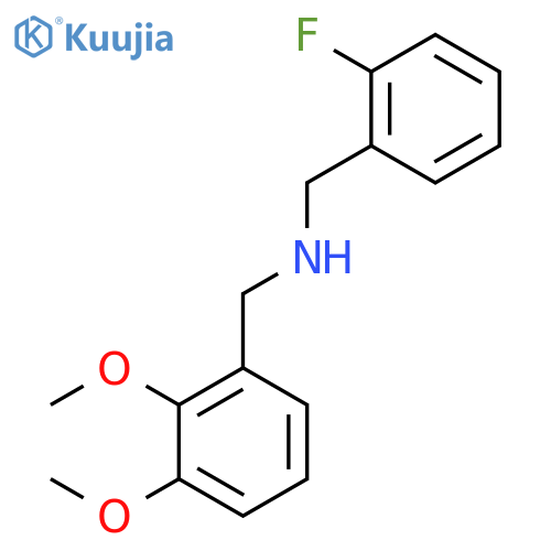 (2,3-Dimethoxybenzyl)(2-Fluorobenzyl)Amine structure