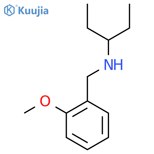 (2-methoxyphenyl)methyl(pentan-3-yl)amine structure