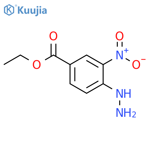 Ethyl 4-hydrazinyl-3-nitrobenzoate structure