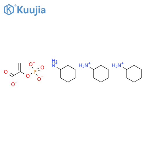 Phosphoenolpyruvic acid tricyclohexylammonium salt structure