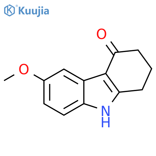 6-methoxy-2,3,4,9-tetrahydro-1H-carbazol-4-one structure