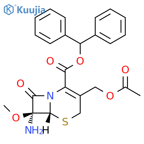 Benzhydryl 7-Amino-7-methoxycephalosporanate structure