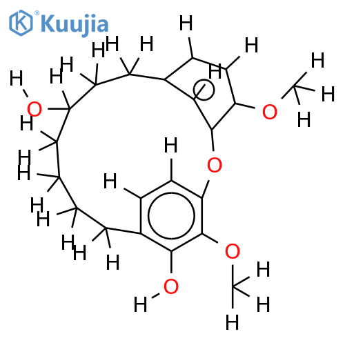 4,17-dimethoxy-2-oxatricyclo[13.2.2.13,7]eicosa-3,5,7(20),15,17,18-hexaene-10,16-diol structure