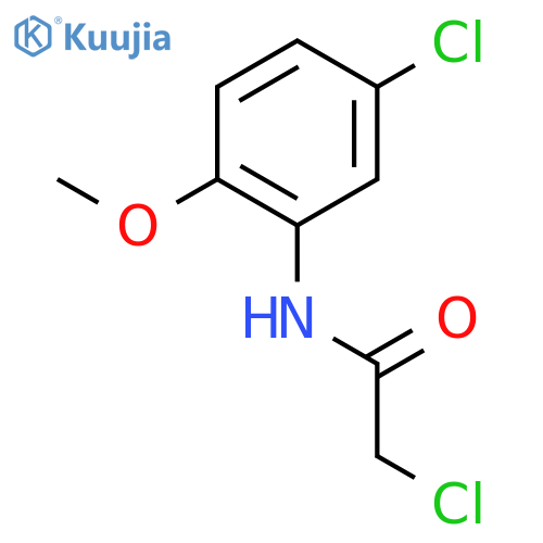 2-Chloro-N-(5-chloro-2-methoxyphenyl)acetamide structure