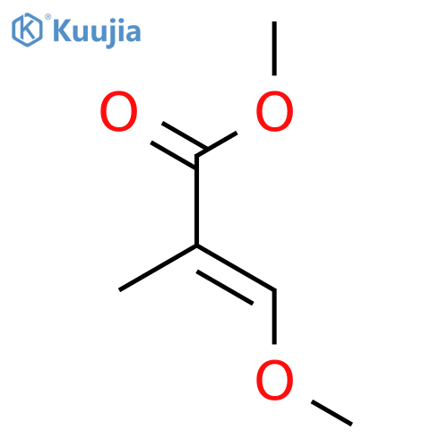 methyl (2E)-3-methoxy-2-methylprop-2-enoate structure
