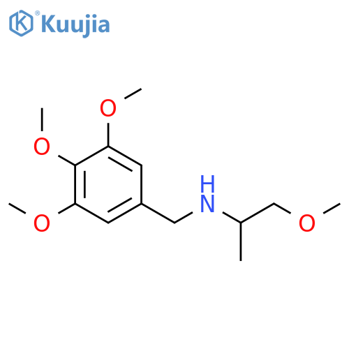 (2-Methoxy-1-methylethyl)(3,4,5-trimethoxybenzyl)amine structure