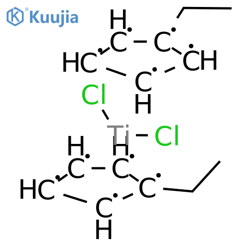 FB149605Bis(ethylcyclopentadienyl)titanium(IV)dichloride structure