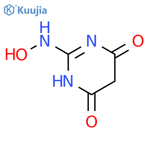 4,6(1H,5H)-Pyrimidinedione,2-(hydroxyamino)- structure