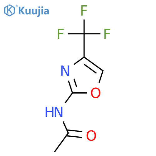 Acetamide,N-[4-(trifluoromethyl)-2-oxazolyl]- structure