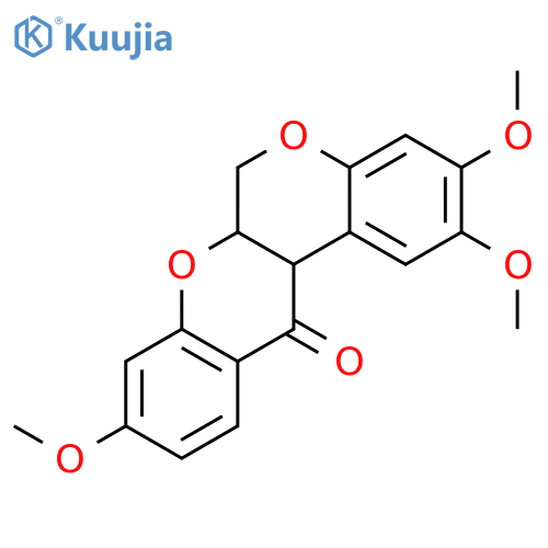 (6aS,12aS)-2,3,9-trimethoxy-6a,12a-dihydrochromeno[3,4-b]chromen-12(6H)-one structure