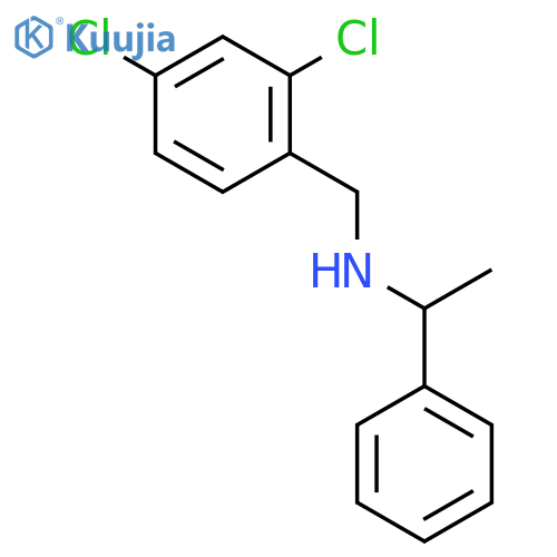 (2,4-Dichlorobenzyl)(1-phenylethyl)amine structure