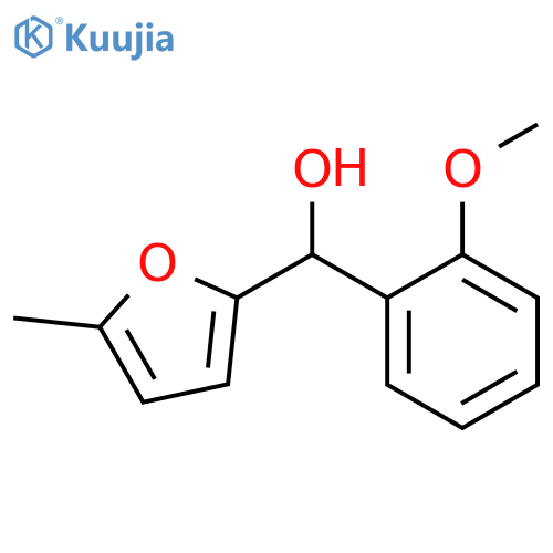 (2-methoxyphenyl)-(5-methylfuran-2-yl)methanol structure