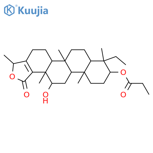 3,12-Dihydroxy-20,24-dimethyl-17-scalaren-25,24-olide; (3α,12α,24S)-form, 3-Propanoyl structure