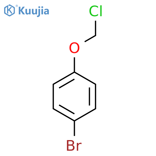 1-bromo-4-(chloromethoxy)benzene structure