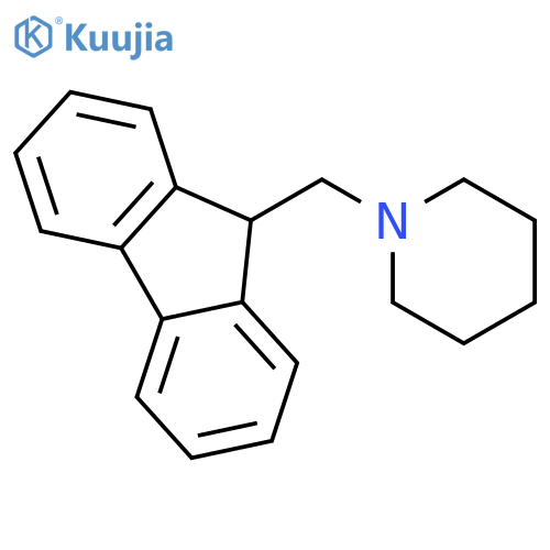 1-(9H-fluoren-9-yl)methylpiperidine structure