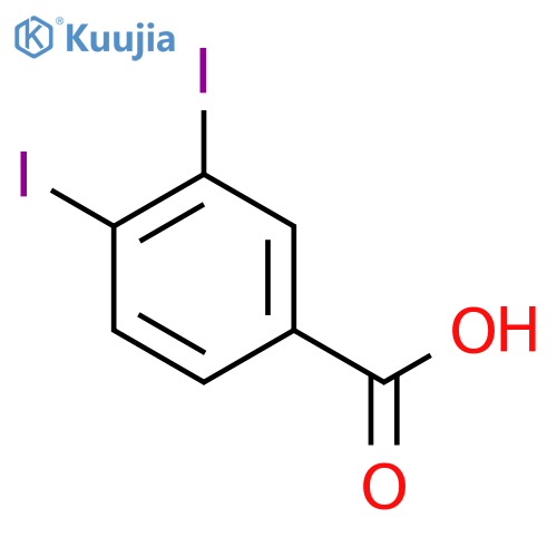 3,4-Diiodobenzoic acid structure