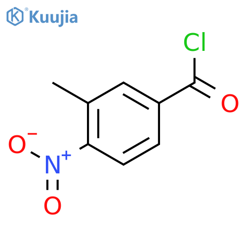 Benzoyl chloride,3-methyl-4-nitro- structure
