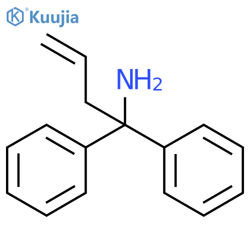 1,1-Diphenylbut-3-en-1-amine structure