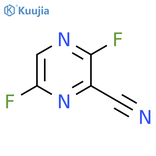3,6-Difluoropyrazine-2-carbonitrile structure