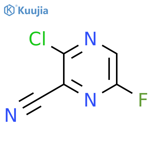 3-Chloro-6-fluoro-2-pyrazinecarbonitrile structure