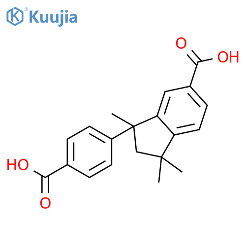 3-(4-Carboxyphenyl)-1,1,3-trimethylindane-5-carboxylic Acid structure