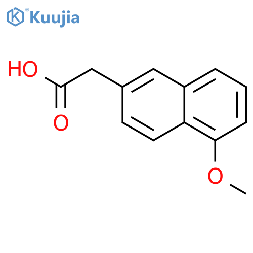 2-Naphthaleneacetic acid, 5-methoxy- structure