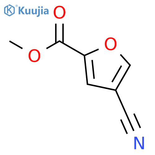 Methyl 4-cyanofuran-2-carboxylate structure