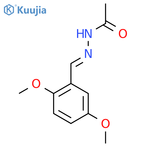 N'-(2,5-dimethoxyphenyl)methylideneacetohydrazide structure