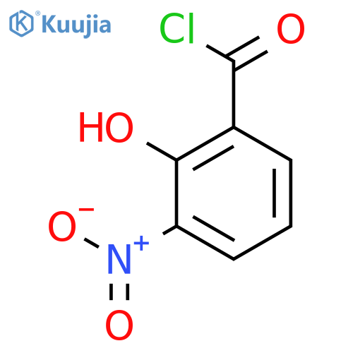 Benzoyl chloride, 2-hydroxy-3-nitro- structure