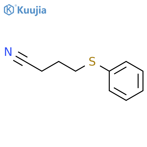 4-Phenylsulfanylbutanenitrile structure