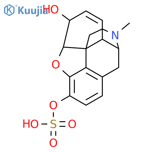 Morphine 3-Sulfate structure