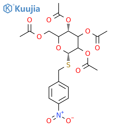 4-Nitrobenzyl 2,3,4,6-Tetra-O-acetyl-1-thio-β-D-galactopryranoside structure