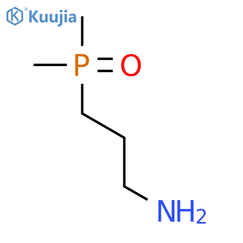 1-Propanamine, 3-(dimethylphosphinyl)- structure